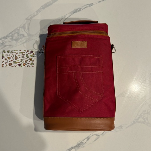 Tirrinia Insulated Wine Cooler- 2 bottles with strap - Picture 2 of 9